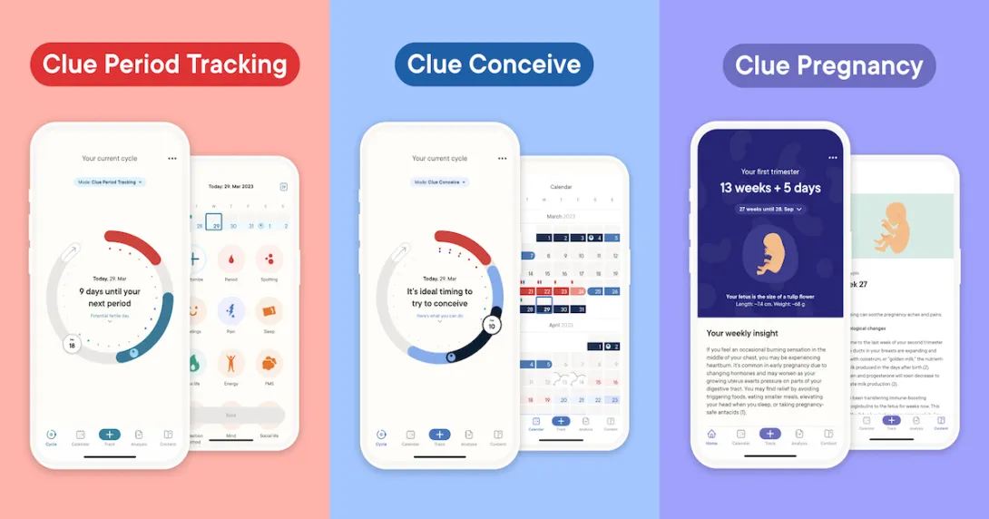 
  Clue app 
